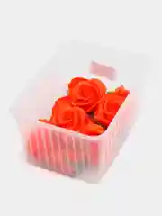 Алый розы из мыла