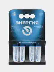 Батарейки литиевые АО Энергия Lithium (АА, FR6, 1.5В)- 4шт/блистер