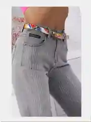 Серый джинсы женские mom