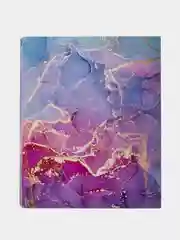 Тетрадь на кольцах А5 175х215мм, 120л, тв.картон, с разделителями, BRAUBERG, Marble