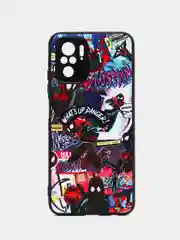 Аметистовый чехол с рисунком на Poco M5s, Xiaomi Redmi Note 10 и Note 10S (Поко М5с и Редми Нот 10)