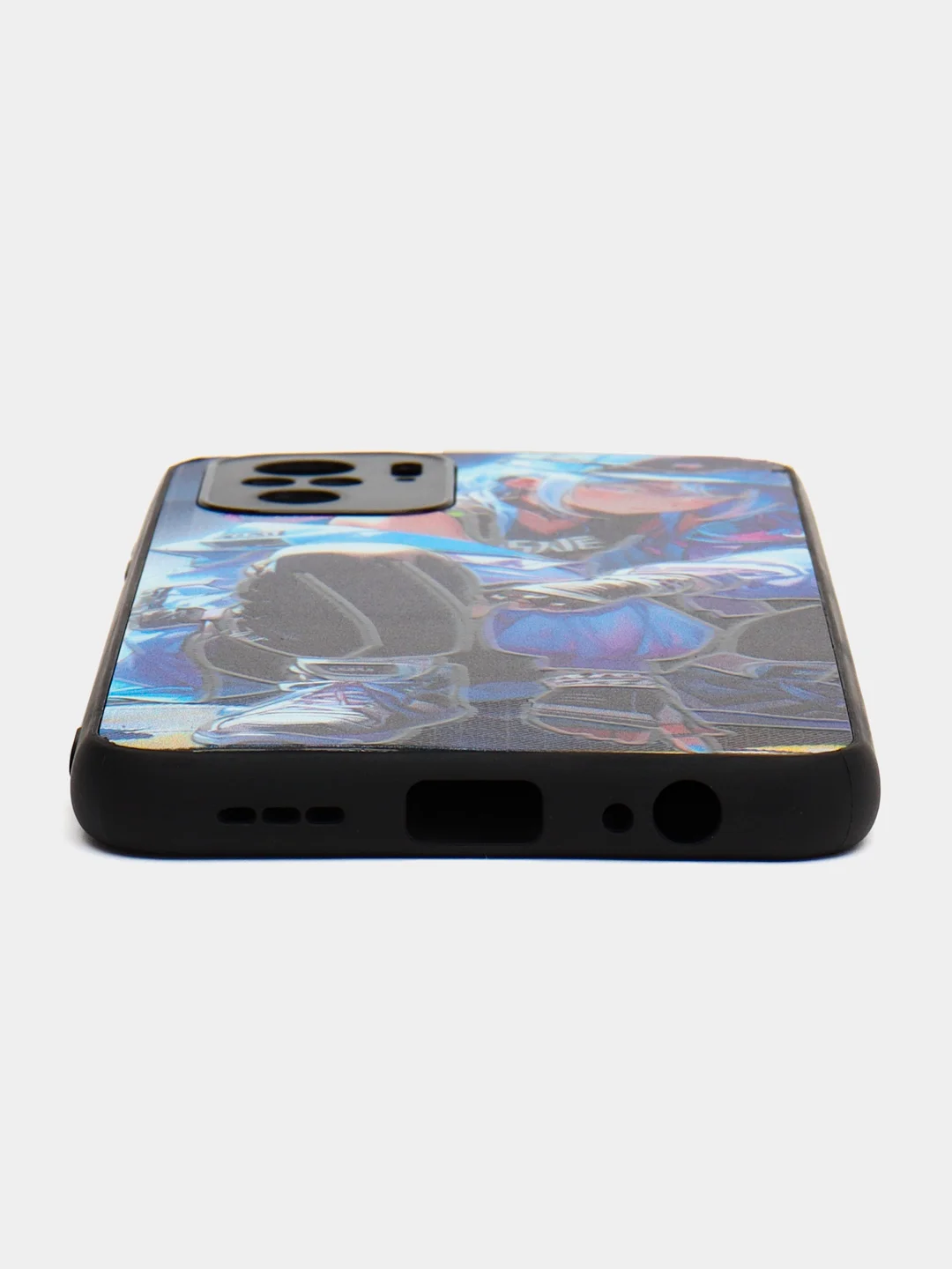 Индиго чехол с рисунком на Poco M5s, Xiaomi Redmi Note 10 и Note 10S (Поко М5с и Редми Нот 10)