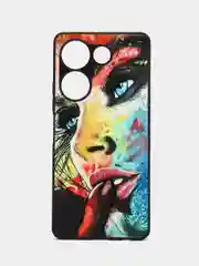 Разноцветный чехол на Tecno Camon 20 и Tecno Camon 20 Pro 4G (Текно Камон 20, Камон 20 Про), с рисунком