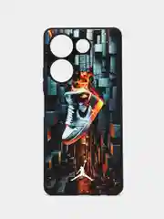 Хаки чехол на Tecno Camon 20 и Tecno Camon 20 Pro 4G (Текно Камон 20, Камон 20 Про), с рисунком