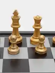 Золотой шахматы магнитные с фигурами, складная шахматная доска