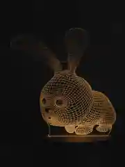 Аметистовый 3d-ночник для детской комнаты