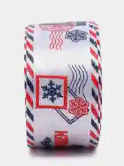 Разноцветный атласная лента с Новым годом и без, ширина 25 мм