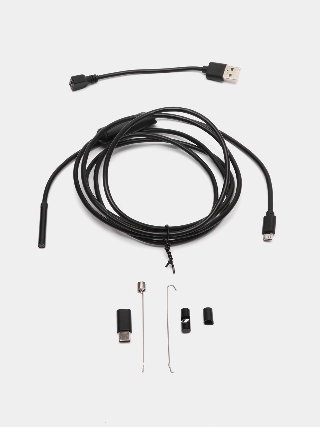 Гибкий эндоскоп с подсветкой, 7 мм/5,5 мм, microUSB/USB/USB-C (type-C) для  ПК и Android за 652 ₽ купить в интернет-магазине ПСБ Маркет от  Промсвязьбанка