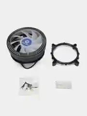 Вентилятор для процессора HiFrost, с подсветкой RGB, бесшумный, 4pin