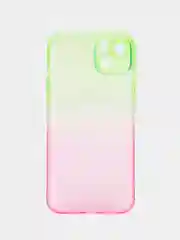 Конфетный чехол для iPhone (Айфон) 7, 8, SE, XR, XS, 11, 12, 13, 14, 15, mini, Pro, Plus, Max прозрачный с градиентом