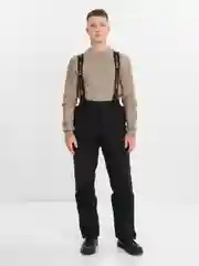Черный горнолыжный костюм для мужчин