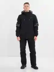Черный горнолыжный костюм для мужчин