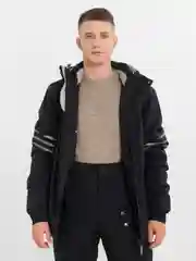 Черный горнолыжный костюм для мужчин