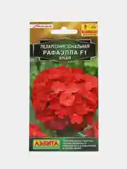 Семена Пеларгония "Рафаэлла алая", 5 штук
