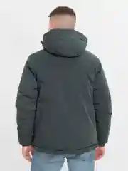 Тёмно-зелёный куртка мужская, подростковая, зимняя, весна-осень утепленная