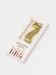 Золотой цифровые свечи для торта