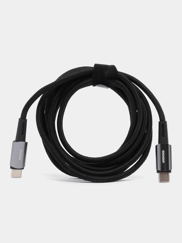 Кабель для быстрой зарядки и передачи данных Type C-Type C, Type C-Lightning