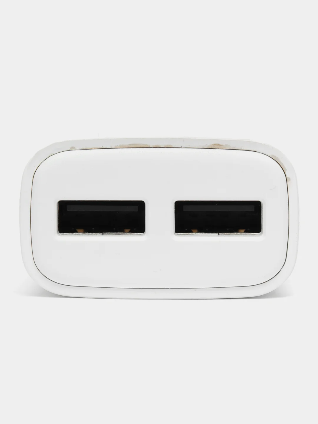 Белый сетевое зарядное устройство HOCO C88A, 2.4А, USB x 2