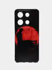 Сиреневый силиконовый чехол для Infinix NOTE 30, с принтом, с рисунком Инфиникс Ноут 30