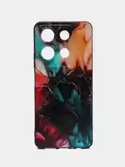 Фиолетовый силиконовый чехол для Infinix NOTE 30, с принтом, с рисунком Инфиникс Ноут 30