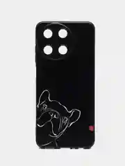 Песочный хаки силиконовый чехол для Realme 11 4G, с принтом, с рисунком, Реалми 11 4 Джи