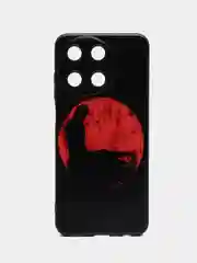 Сиреневый силиконовый чехол для Realme 11 4G, с принтом, с рисунком, Реалми 11 4 Джи