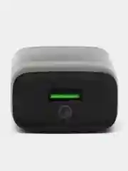 Черный сетевое зарядное устройство Hoco C72Q, быстрая зарядка, micro USB, Type-C, 18A