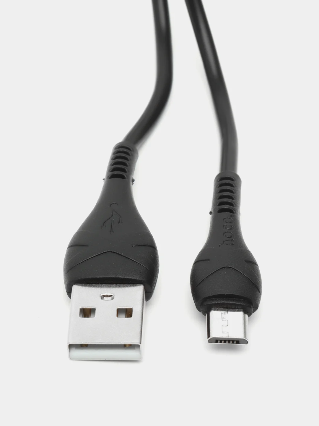 Черный сетевое зарядное устройство Hoco C72Q, быстрая зарядка, micro USB, Type-C, 18A