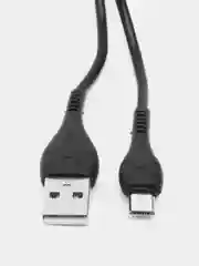Черный сетевое зарядное устройство Hoco C72Q, быстрая зарядка, micro USB, Type-C, 18A