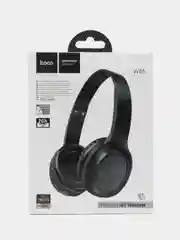 Серый беспроводные полноразмерные наушники Hoco W46, Bluetooth, AUX, с микрофоном
