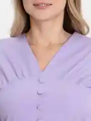 Лавандовый платье женское, с длинным рукавом