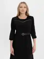 Черный платье женское вечернее, платье миди повседневное, офисное, праздничное