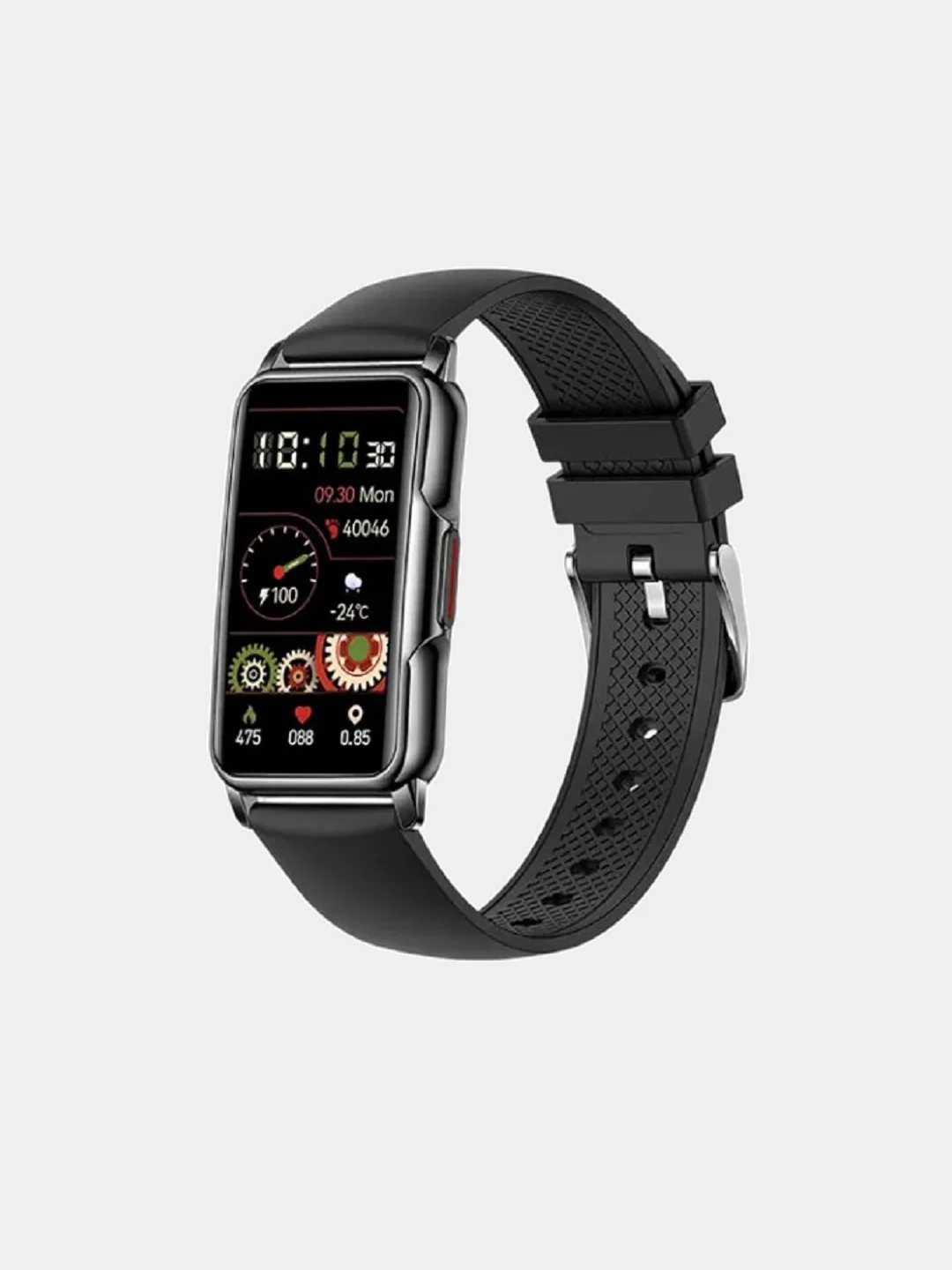 Умные часы CheckME Smart CMSH80BB с календарем, пульсометром, счетчиком калорий