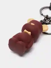 Коралловый брелок "Мишки", с карабином