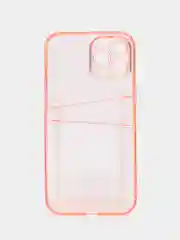 Пудровый чехол для айфон 11 12 iPhone 13 14 15 / 7 8 / Pro Max Plus / XR / XS, силиконовый для карт