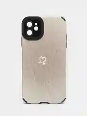Серый чехол на айфон 11, бархат, лайк, like, 2 принта, чехол iPhone 11