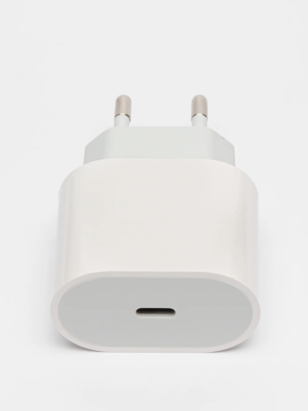 Белый зарядное устройство для iPhone Type-C, 20W, Lightning в комплекте, подарок на 8 марта