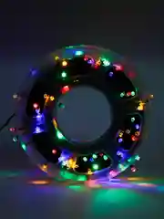 Разноцветный уличная гирлянда на катушке, светодиодная, разноцветная, 50 метров