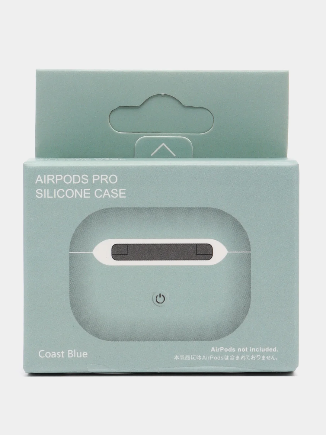 Голубой чехол-кейс для наушников AirPods Pro, силиконовый
