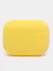 Желтый чехол-кейс для наушников AirPods Pro, силиконовый