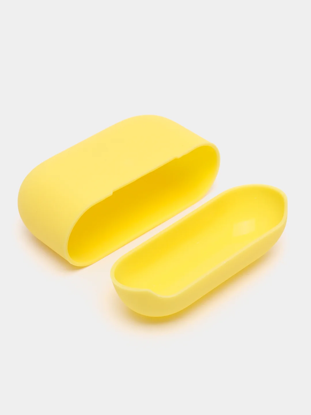 Желтый чехол-кейс для наушников AirPods Pro, силиконовый