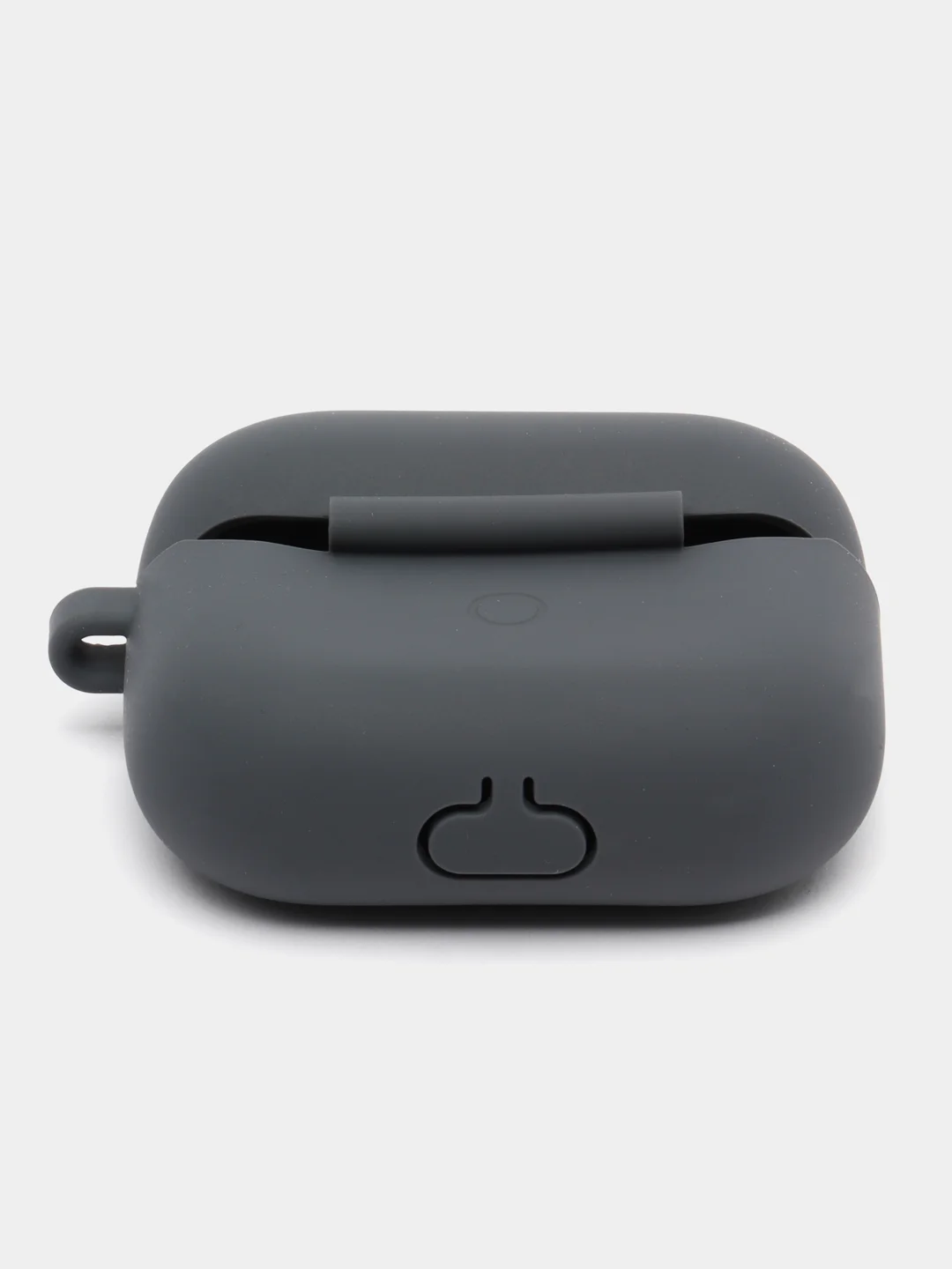 Серый чехол-кейс для наушников AirPods Pro, силиконовый