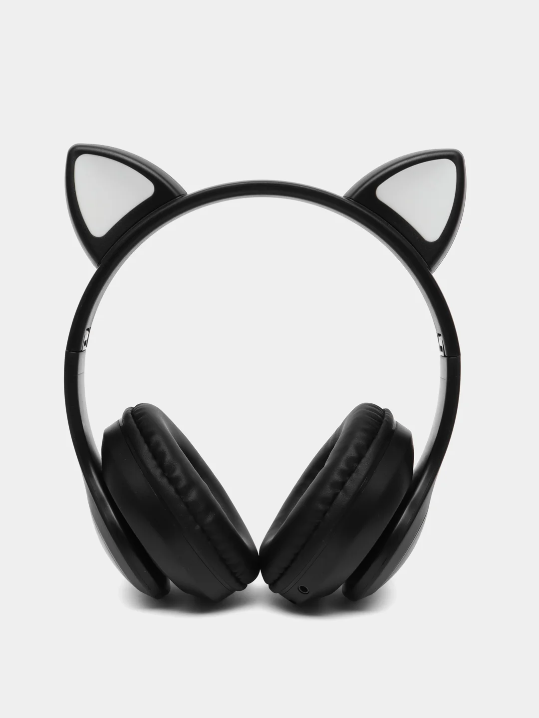 Угольный наушники беспроводные/проводные детские, Bluetooth, с кошачьими светящимися ушками