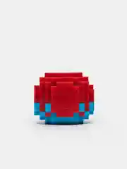 Красный детский 3D-конструктор для мальчиков, развивающая игрушка, фигурка Человек-паук, Марвел