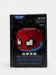 Красный детский 3D-конструктор для мальчиков, развивающая игрушка, фигурка Человек-паук, Марвел