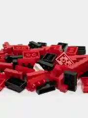 Алый детский 3D-конструктор для мальчиков, развивающая игрушка, фигурка Человек-паук, Марвел