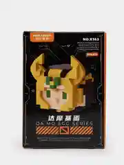 Желтый детский 3D-конструктор для мальчиков, развивающая игрушка, фигурка Человек-паук, Марвел