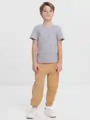 Песочный хаки детские однотонные штаны