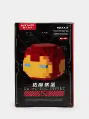 Золотой детский 3D-конструктор для мальчиков, развивающая игрушка, фигурка Человек-паук, Марвел