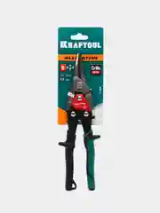 Красный ножницы по металлу Kraftool Alligator, 250 мм